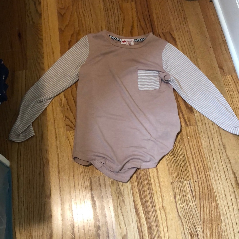 Tan shirt